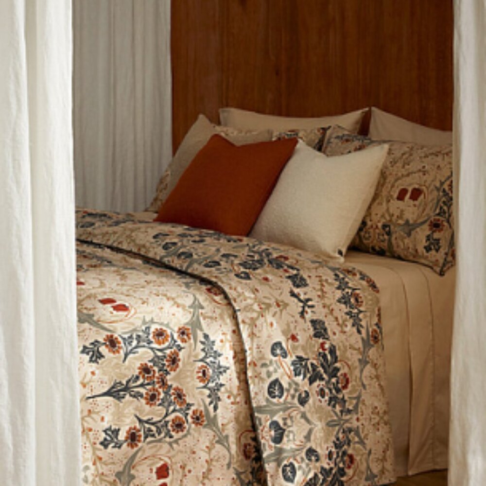 NWT SIMONS Bundle - Duvet Cover Set, 2 Mats, Set of 4 Cork Placemats & Coasters